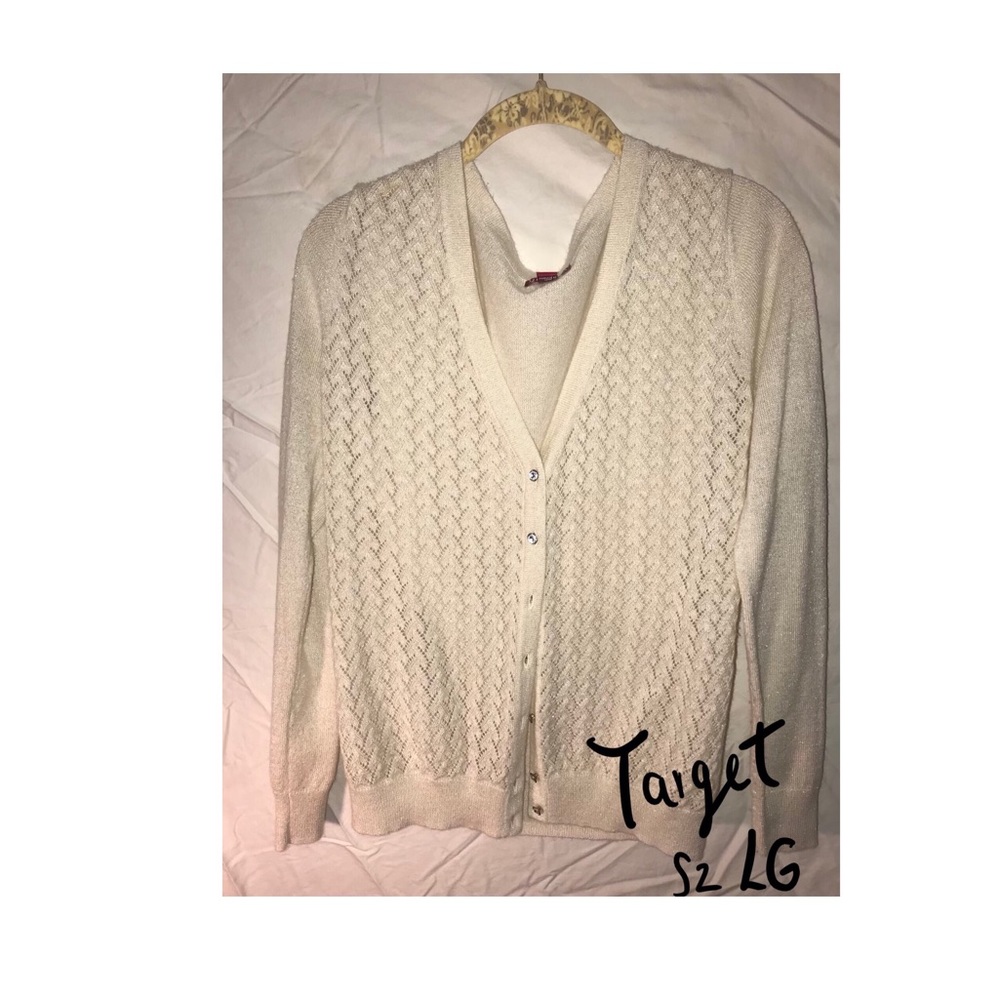 Cream Target Cardigan